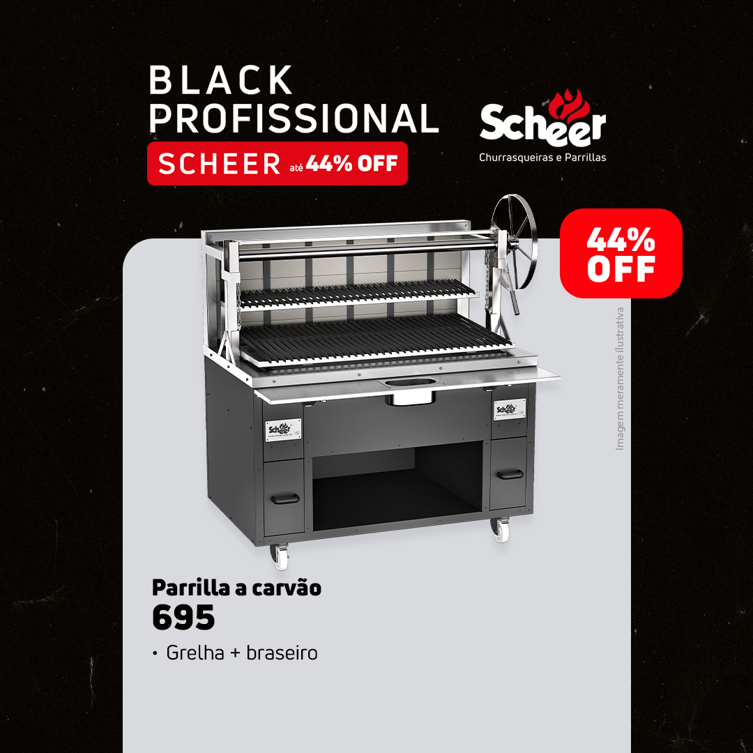 Parrilla Profissional Scheer 695 - Black Friday