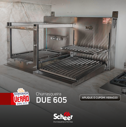 Scheer DUE 605 Rotating Grill with Automatic Grate