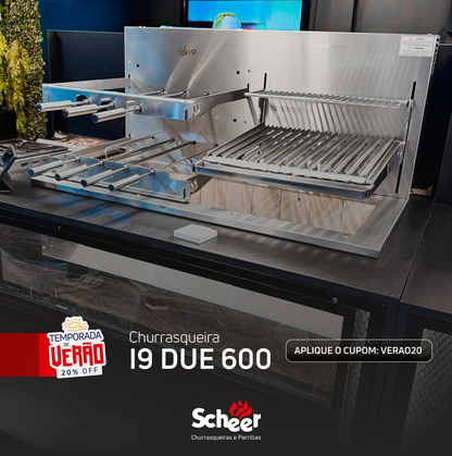 Scheer I9 DUE 600 Rotating Grill