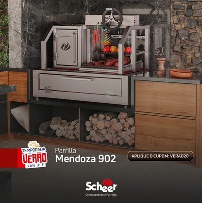 Parrilla com Braseiro Scheer Mendoza 902