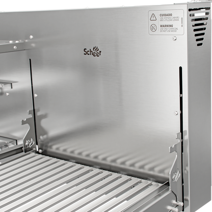 Churrasqueira Rotativa e Grelha Automática Scheer DUE 600