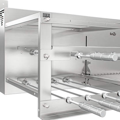 Churrasqueira Rotativa e Grelha Automática Scheer DUE 600