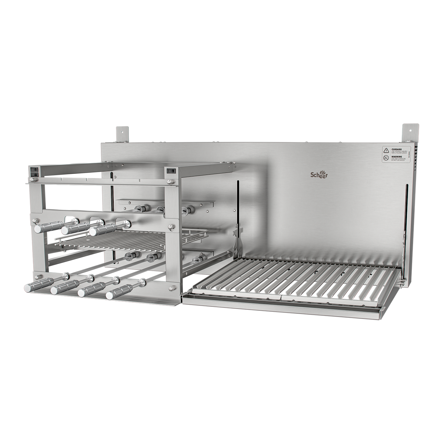 Churrasqueira Rotativa com Grelha Automática Scheer DUE 605