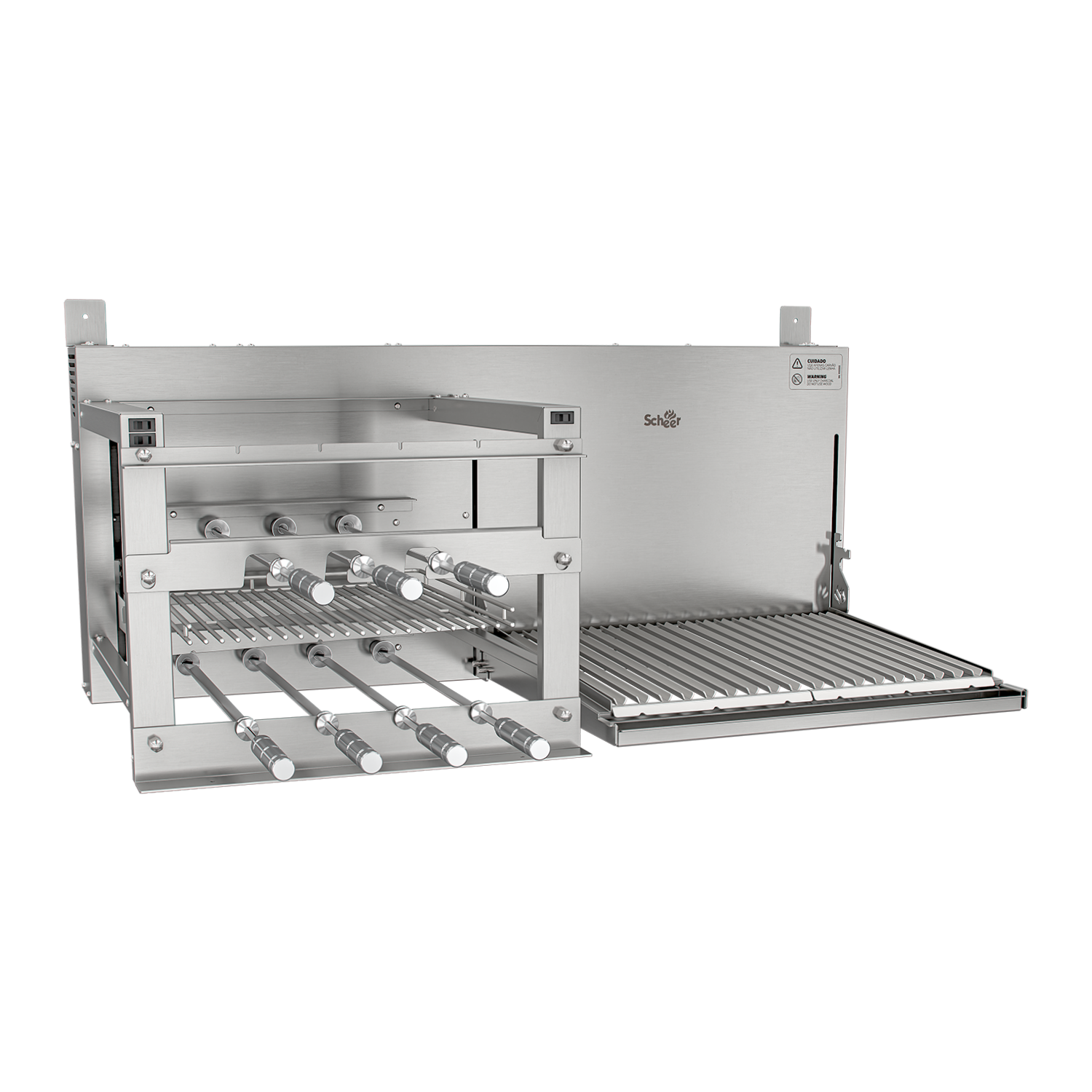 Churrasqueira Rotativa com Grelha Automática Scheer DUE 605