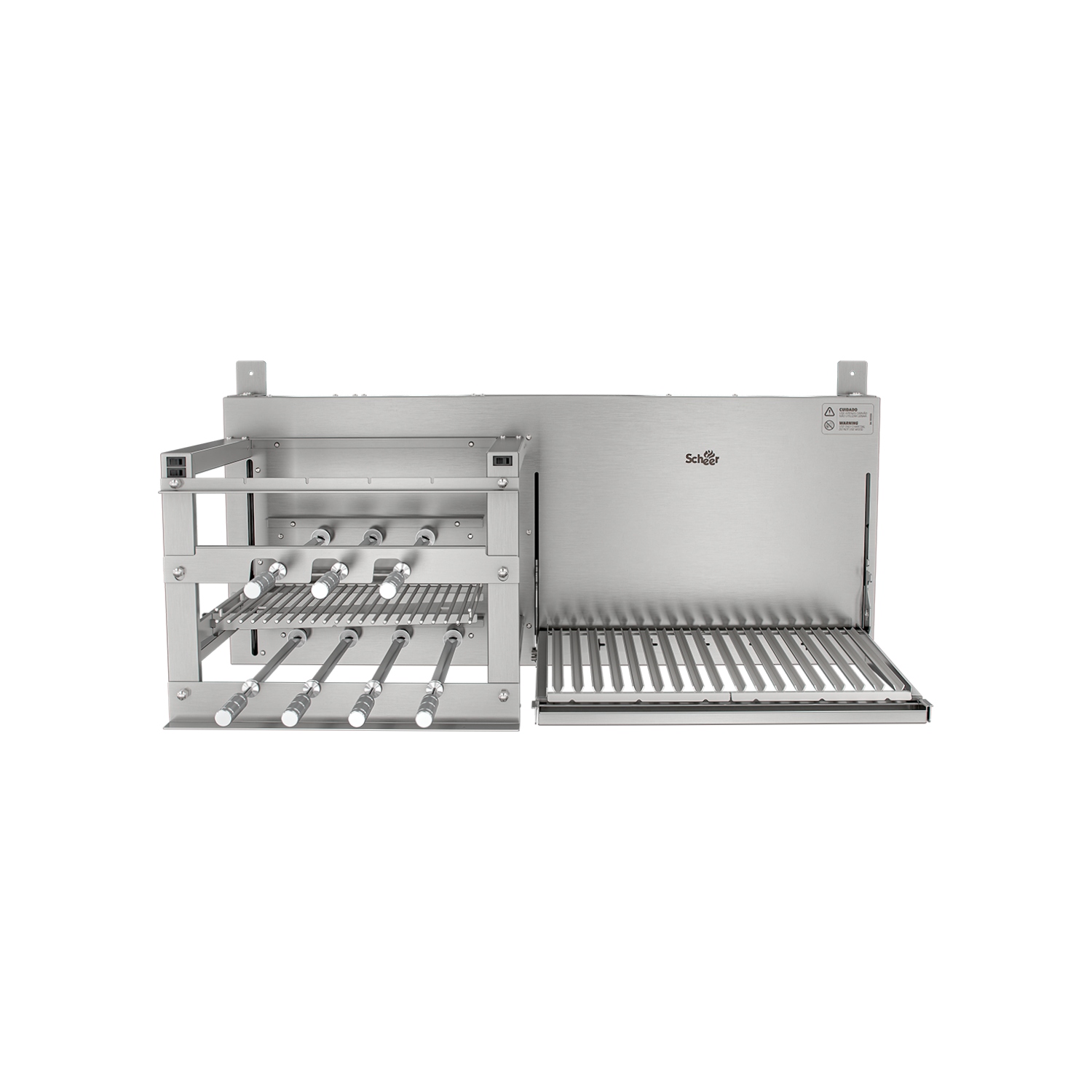 Churrasqueira Rotativa com Grelha Automática Scheer DUE 605