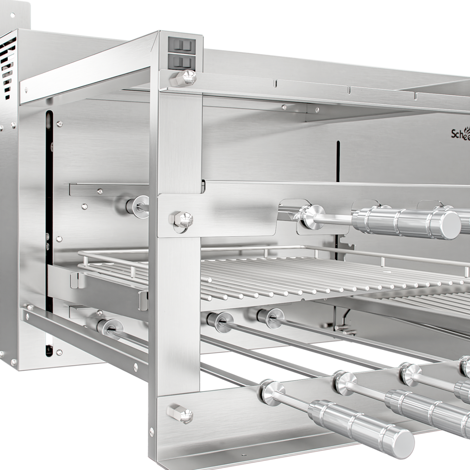 Churrasqueira Rotativa com Grelha Automática Scheer DUE 605