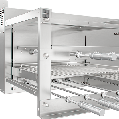 Churrasqueira Rotativa com Grelha Automática Scheer DUE 605