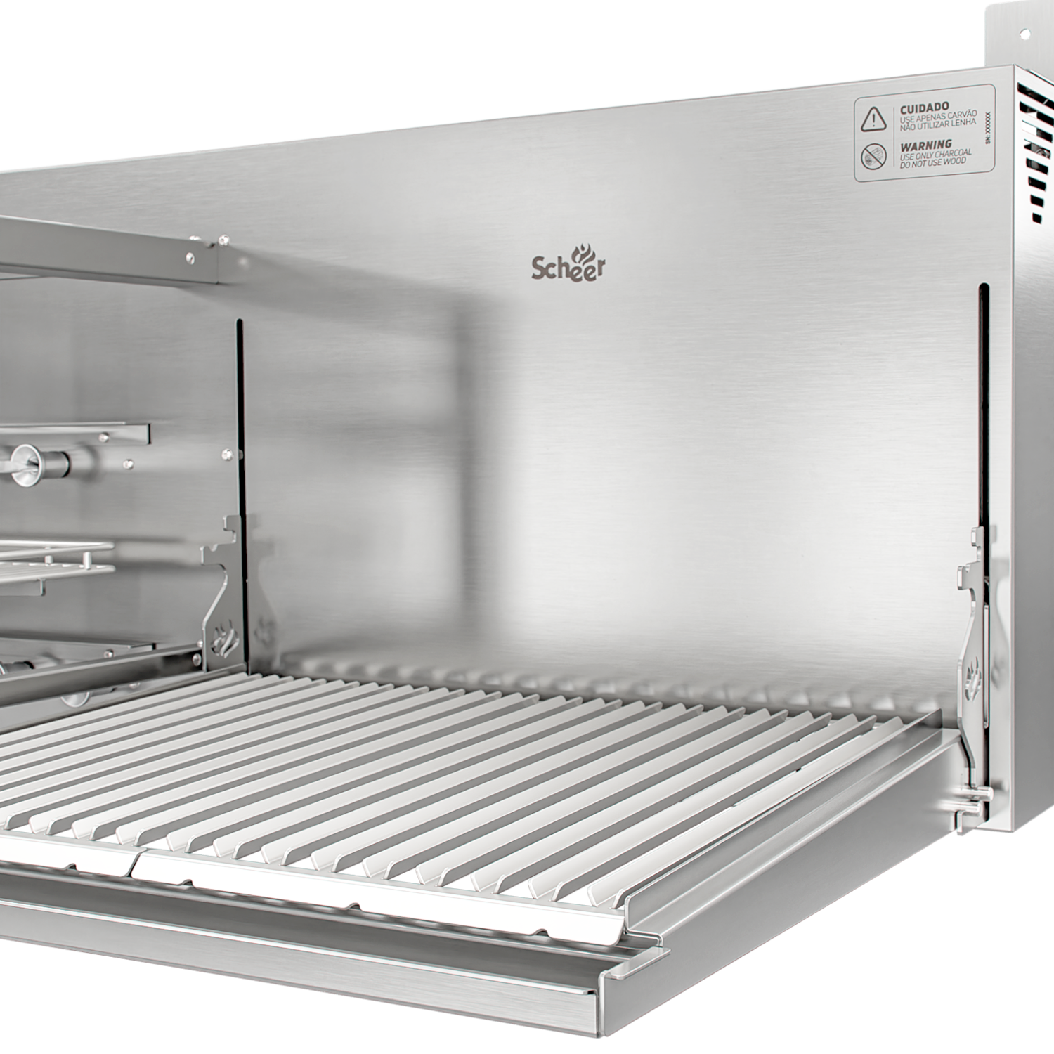 Churrasqueira Rotativa com Grelha Automática Scheer DUE 605