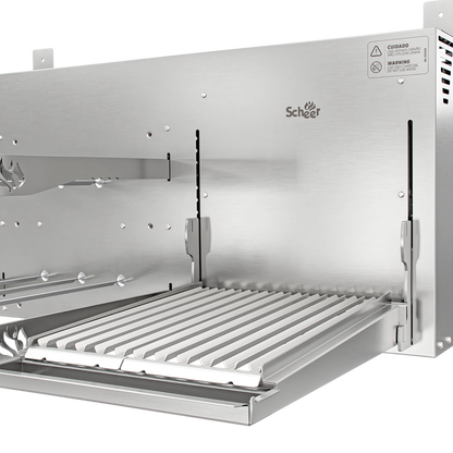 Churrasqueira Rotativa com Grelha Scheer I9 DUE 600