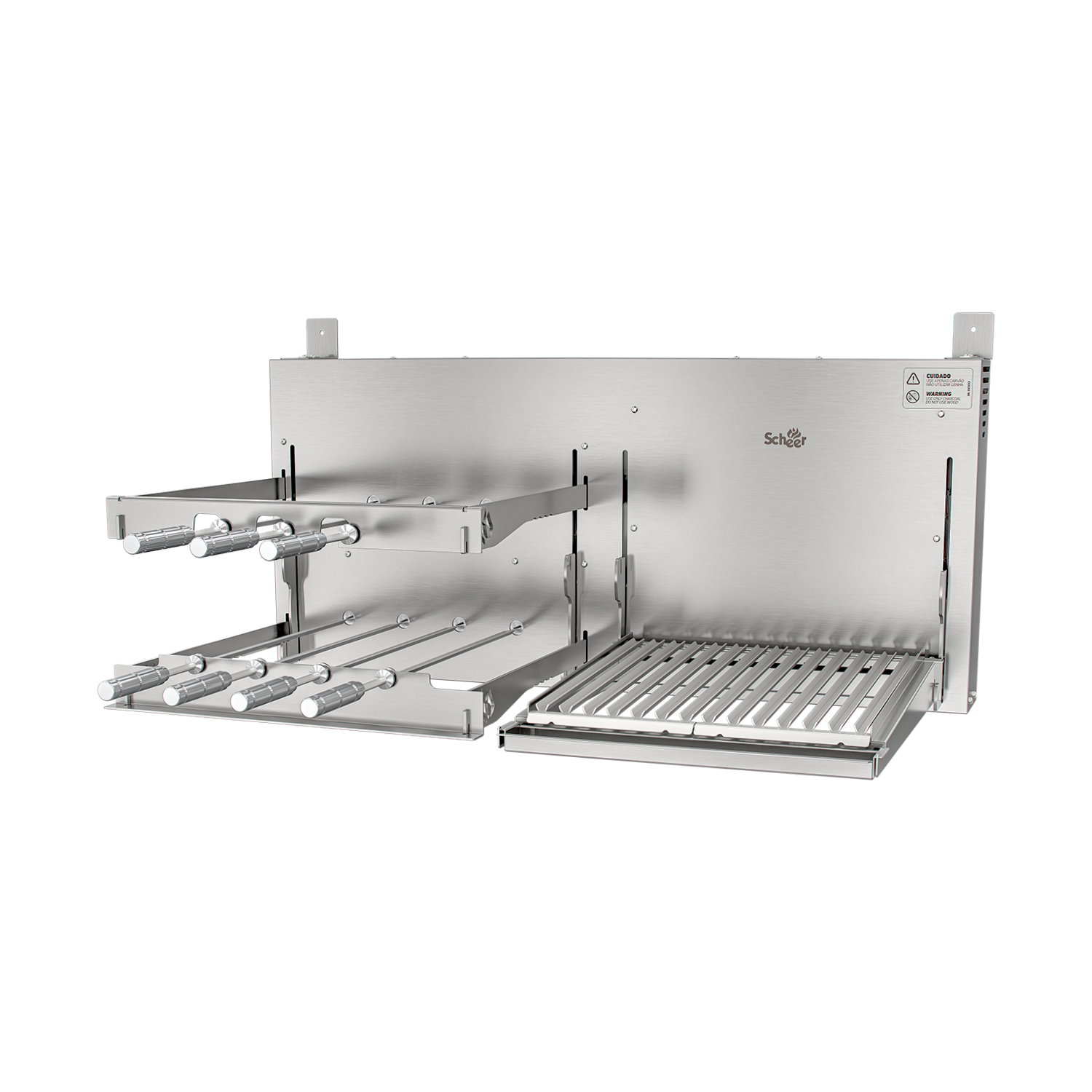 Churrasqueira Rotativa com Grelha Automática Scheer I9 DUE 605