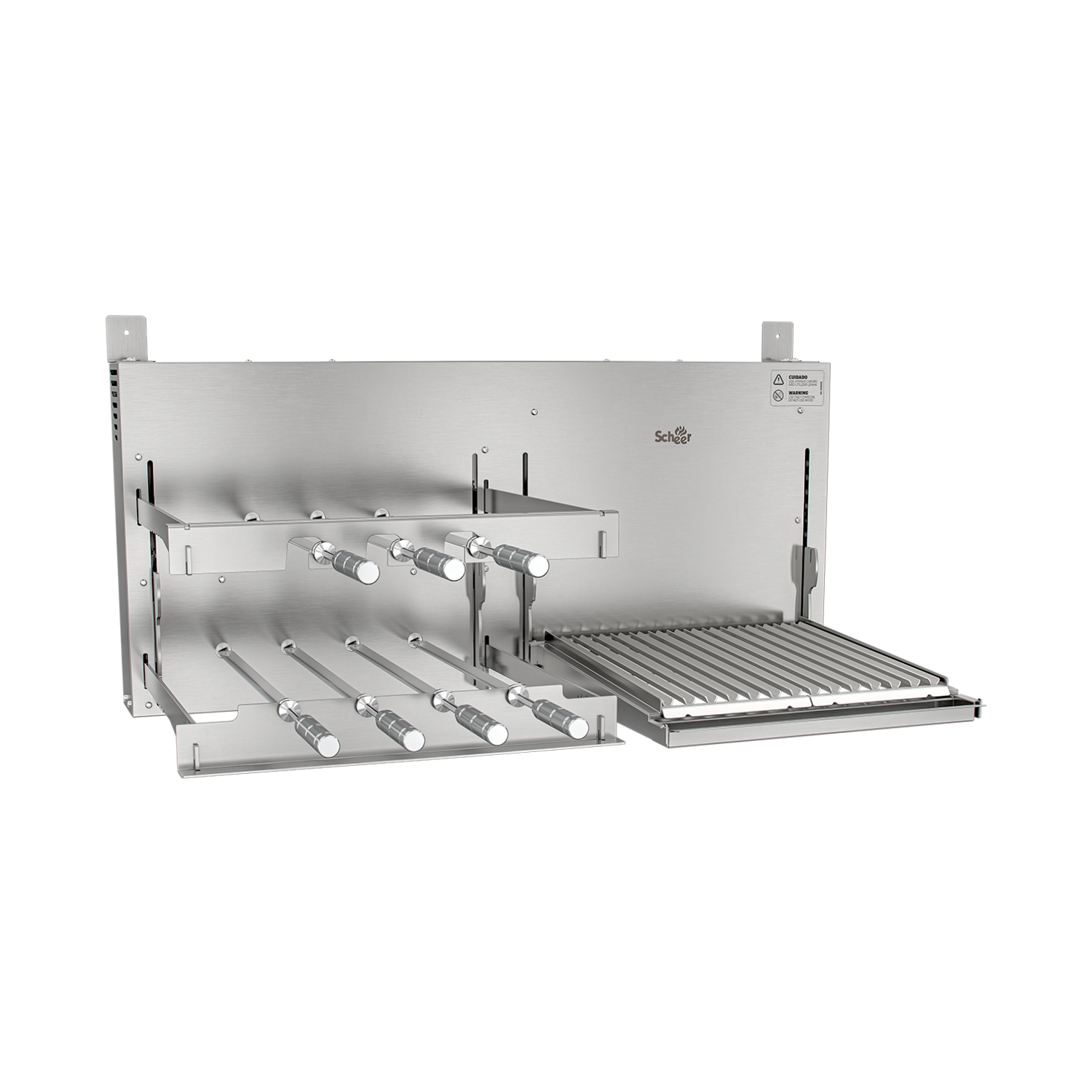 Churrasqueira Rotativa com Grelha Automática Scheer I9 DUE 605