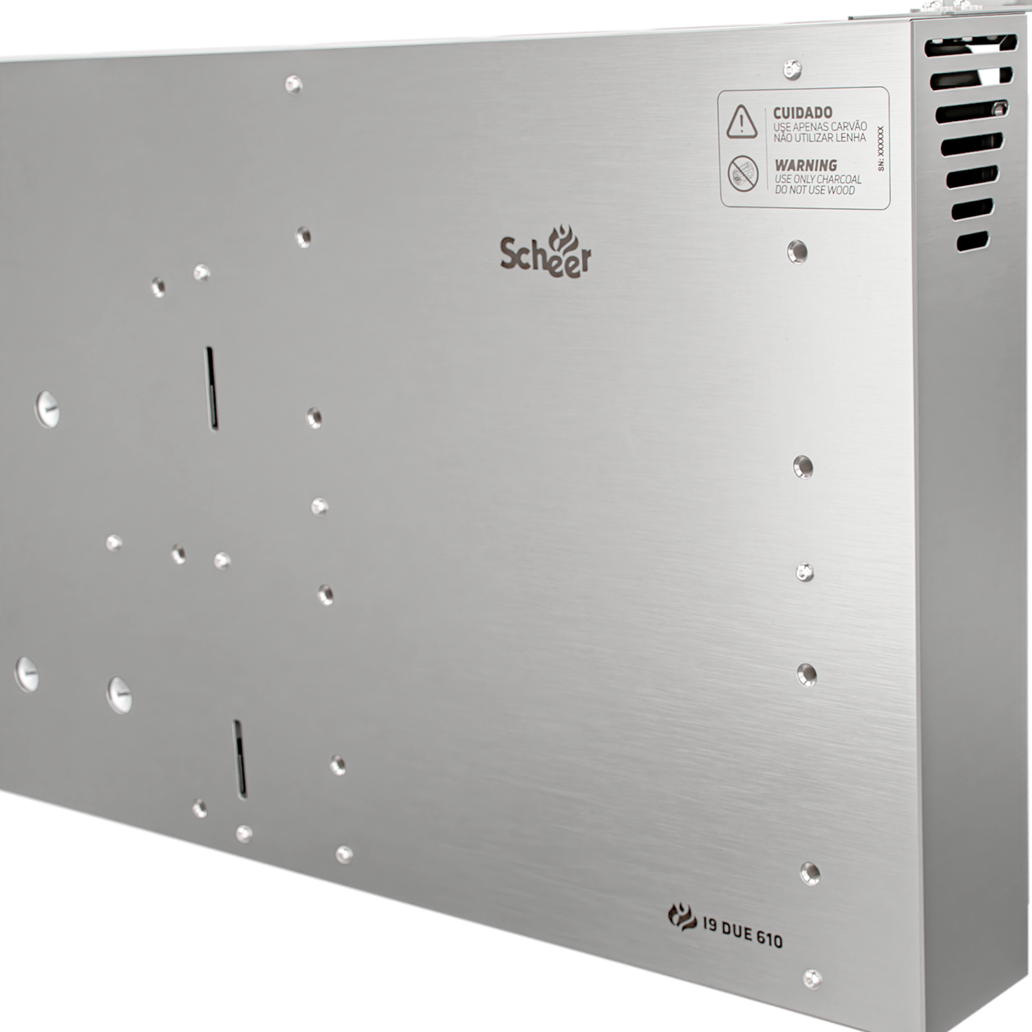 Churrasqueira Rotativa com Grelha Scheer I9 DUE 610