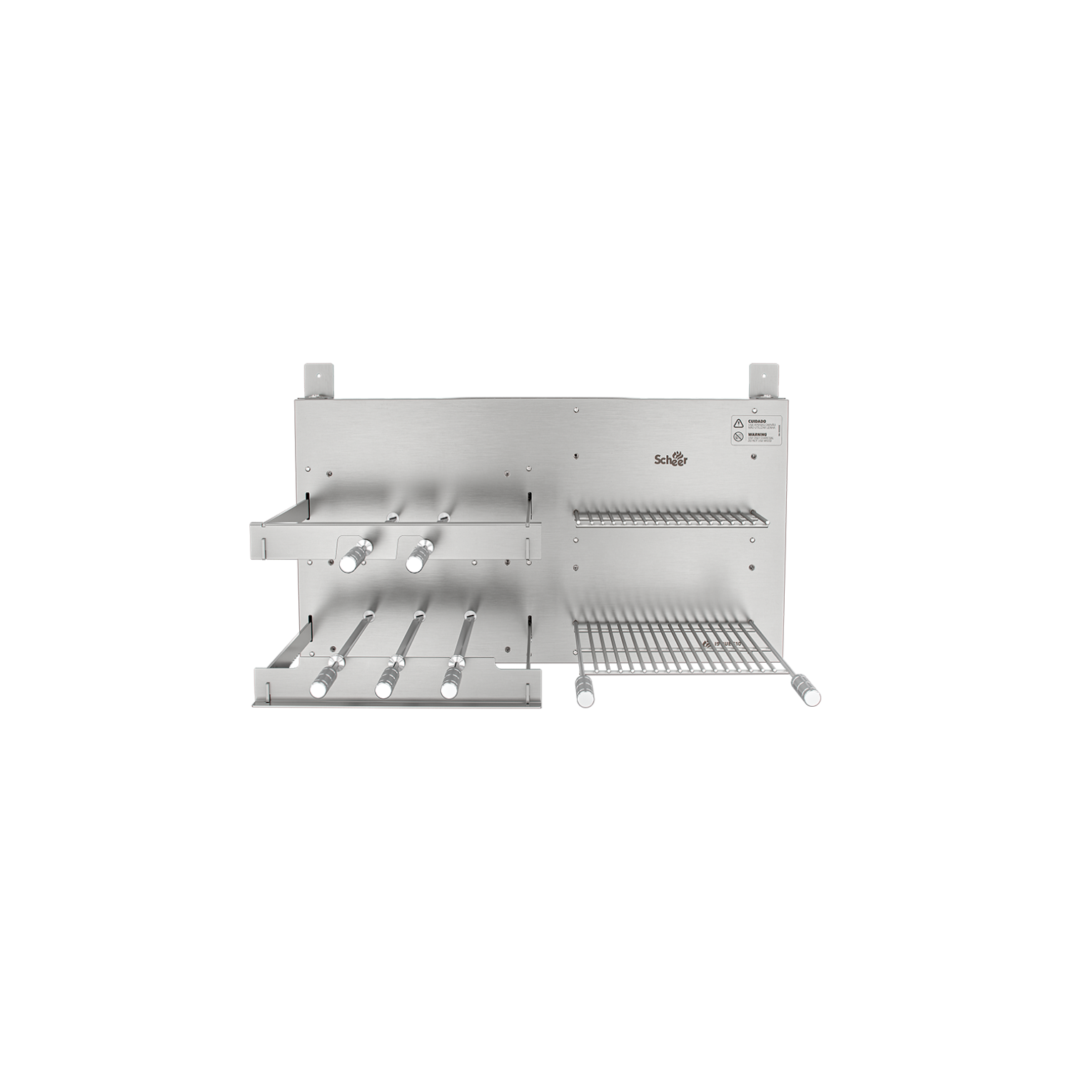 Churrasqueira Rotativa com Grelha Scheer I9 DUE 610
