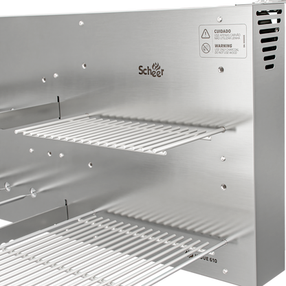 Churrasqueira Rotativa com Grelha Scheer I9 DUE 610