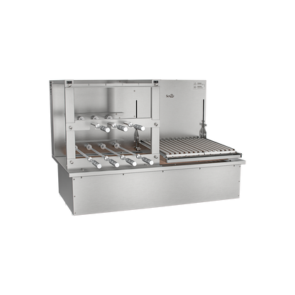 Churrasqueira Rotativa e Grelha Automática para Bancada Cooktop Scheer DUE 600