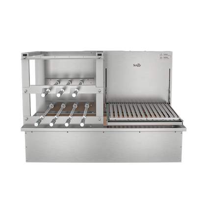 Churrasqueira Rotativa e Grelha Automática para Bancada Cooktop Scheer DUE 600