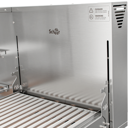 Churrasqueira Rotativa e Grelha Automática para Bancada Cooktop Scheer DUE 600