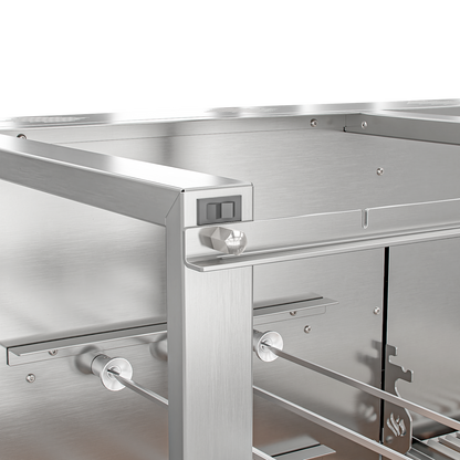 Churrasqueira Rotativa e Grelha Automática para Bancada Cooktop Scheer DUE 600