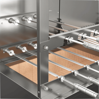 Churrasqueira Rotativa e Grelha Automática para Bancada Cooktop Scheer DUE 600