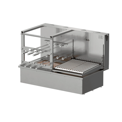 Churrasqueira Rotativa e Grelha Automática para Bancada Cooktop Scheer DUE 600