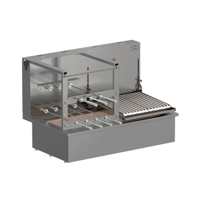 Churrasqueira Rotativa e Grelha Automática para Bancada Cooktop Scheer DUE 600