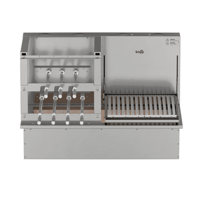 Churrasqueira Rotativa e Grelha Automática para Bancada Cooktop Scheer DUE 600