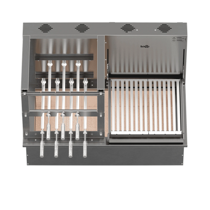 Churrasqueira Rotativa e Grelha Automática para Bancada Cooktop Scheer DUE 600