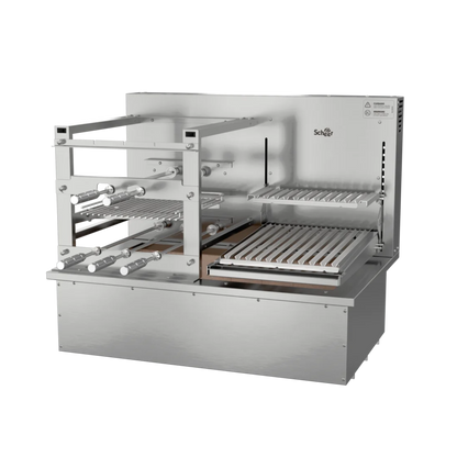 Churrasqueira Rotativa e Grelha Automática para Bancada Cooktop Scheer DUE 600