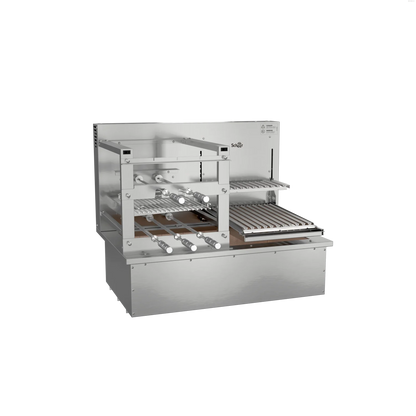 Churrasqueira Rotativa e Grelha Automática para Bancada Cooktop Scheer DUE 600