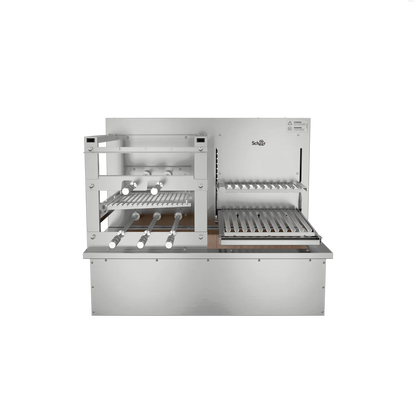Churrasqueira Rotativa e Grelha Automática para Bancada Cooktop Scheer DUE 600