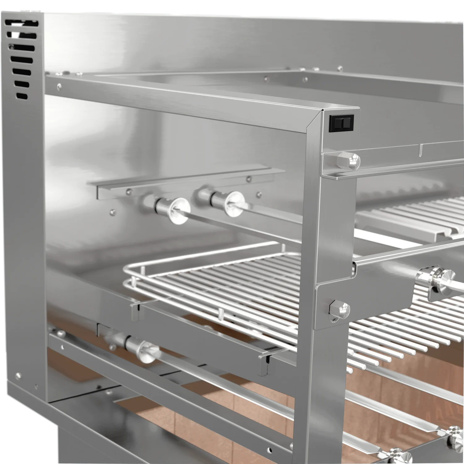 Churrasqueira Rotativa e Grelha Automática para Bancada Cooktop Scheer DUE 600