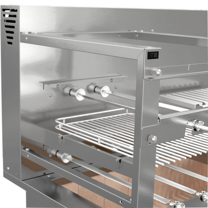 Churrasqueira Rotativa e Grelha Automática para Bancada Cooktop Scheer DUE 600