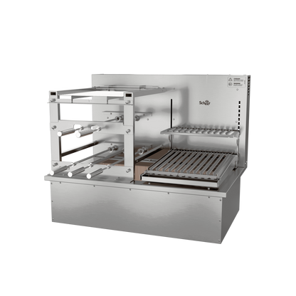 Rotating Grill and Automatic Grill for Cooktop Scheer DUE 600
