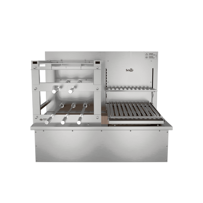 Rotating Grill and Automatic Grill for Cooktop Scheer DUE 600