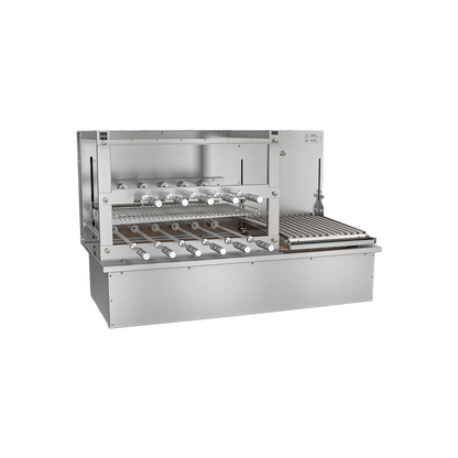 Churrasqueira Rotativa com Grelha Automática para Bancada Cooktop Scheer DUE 605