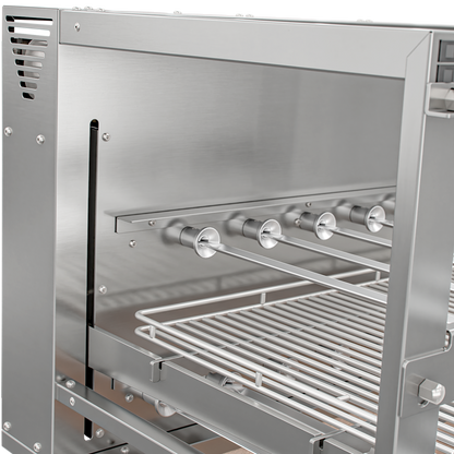 Churrasqueira Rotativa com Grelha Automática para Bancada Cooktop Scheer DUE 605