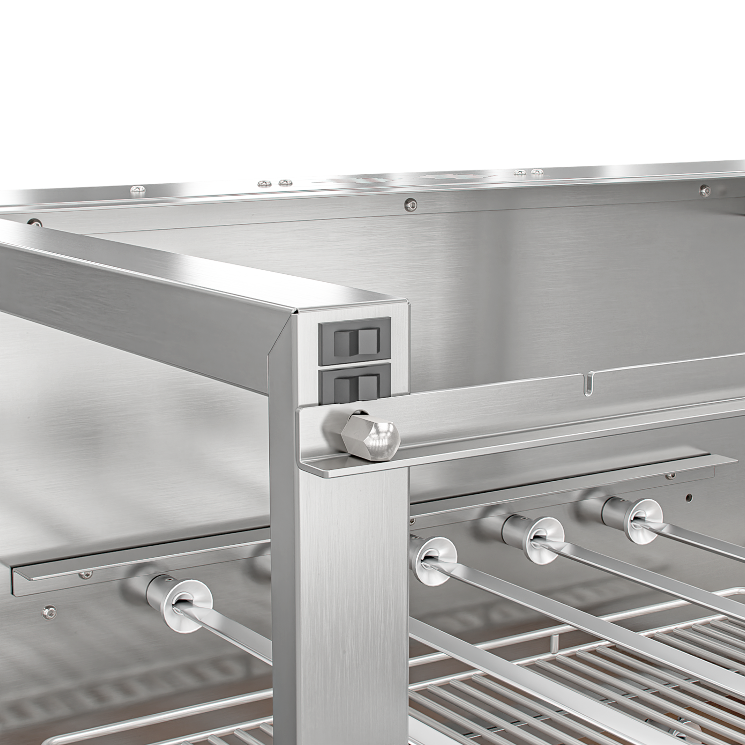 Churrasqueira Rotativa com Grelha Automática para Bancada Cooktop Scheer DUE 605