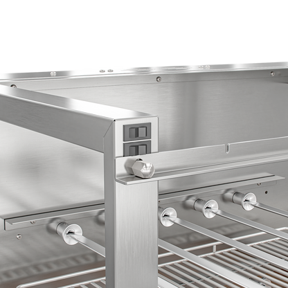 Churrasqueira Rotativa com Grelha Automática para Bancada Cooktop Scheer DUE 605