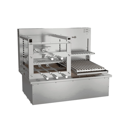 Churrasqueira Rotativa com Grelha Automática para Bancada Cooktop Scheer DUE 605