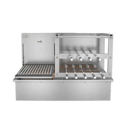 Churrasqueira Rotativa com Grelha para Bancada Cooktop Scheer DUE 610