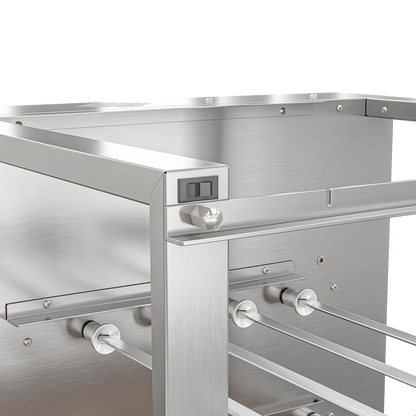 Churrasqueira Rotativa com Grelha para Bancada Cooktop Scheer DUE 610