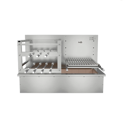 Churrasqueira Rotativa com Grelha para Bancada Cooktop Scheer DUE 610