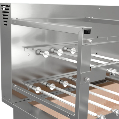 Churrasqueira Rotativa com Grelha para Bancada Cooktop Scheer DUE 610