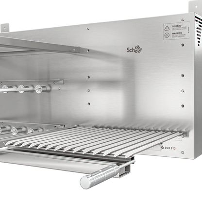 Churrasqueira Rotativa com Grelha Scheer DUE 610