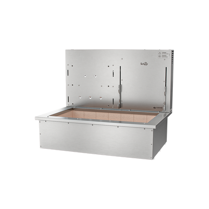 Churrasqueira Rotativa com Grelha Scheer para Bancada Cooktop I9 DUE 600