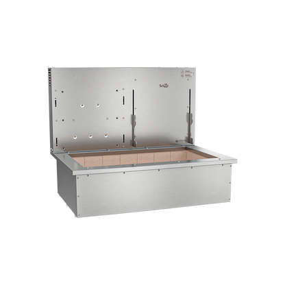 Churrasqueira Rotativa com Grelha Scheer para Bancada Cooktop I9 DUE 600