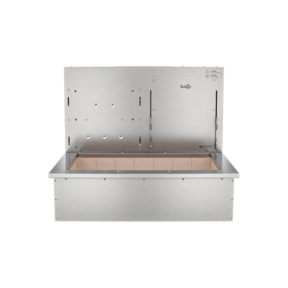 Churrasqueira Rotativa com Grelha Scheer para Bancada Cooktop I9 DUE 600