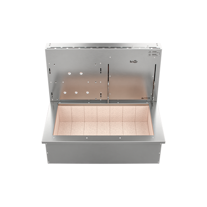 Churrasqueira Rotativa com Grelha Scheer para Bancada Cooktop I9 DUE 600