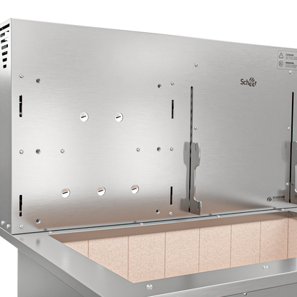 Churrasqueira Rotativa com Grelha Scheer para Bancada Cooktop I9 DUE 600