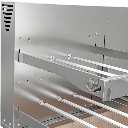 Churrasqueira Rotativa com Grelha Scheer para Bancada Cooktop I9 DUE 600